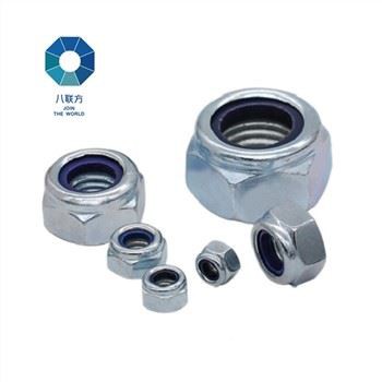 صمولة إدراج النايلون مطلي بالزنك